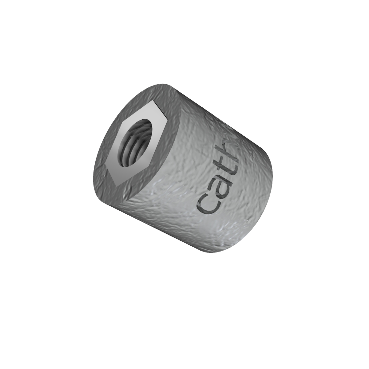 Aluminium Anode Nut M16 O40 X L40 Cathwell