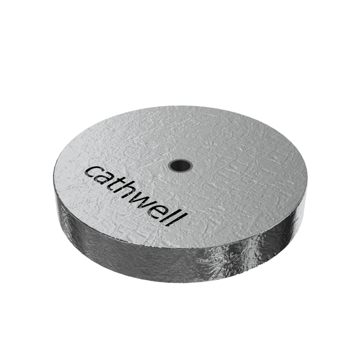 Zinc anode disc Ø150 x L25 with pipe insert - Cathwell